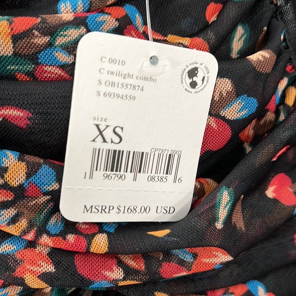 NWT $168 Free People Brielle Twilight Combo Midi Dress XS, S, M - Picture 15 of 17